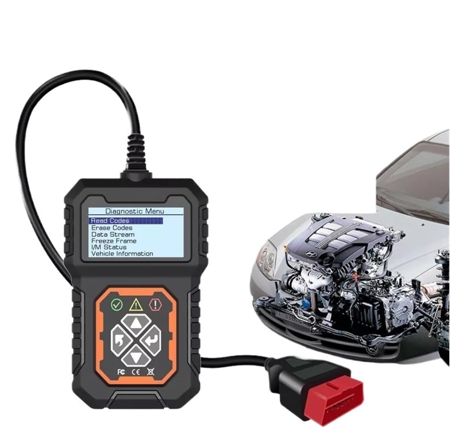 T31 samochodowy czytnik kodów OBDII/EOBD skaner OBD2 sprawdź narzędzie diagnostyczne Engi Odb2, usterek samochodu i resetuj,Przyjazny dla użytkownika