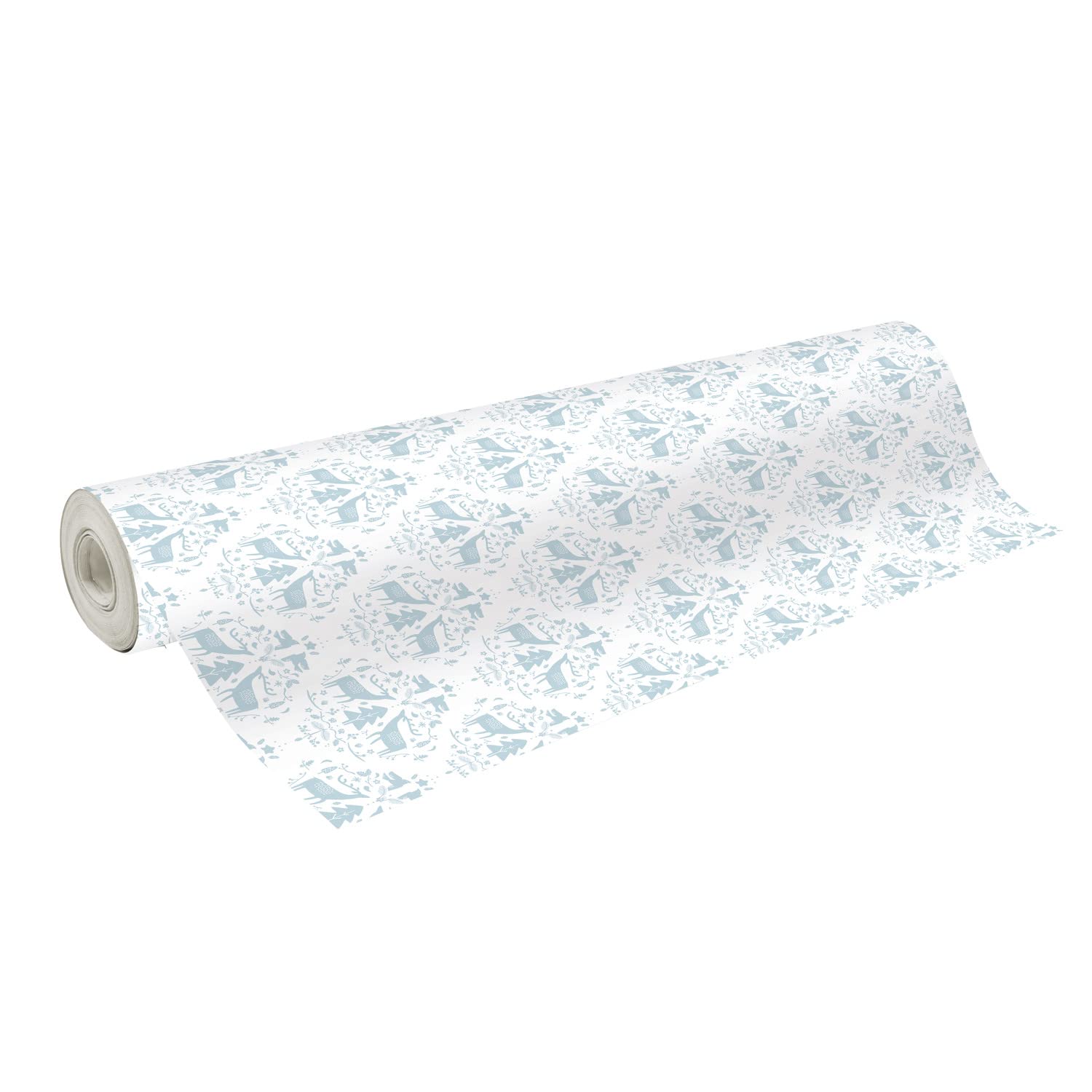 CLAIREFONTAINE 202056C - Rl papier Excellia 80g 50x0,70m Cerf/Sapin bleu
