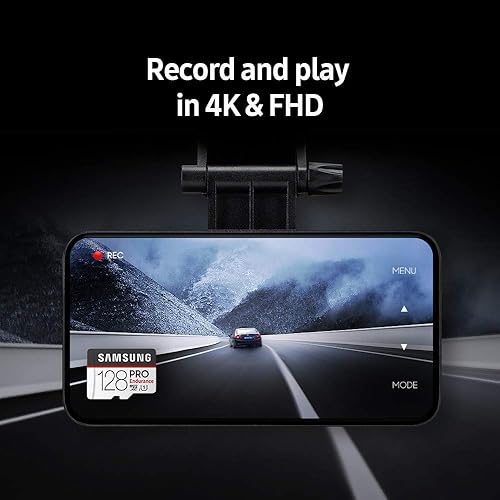 Miniatura 9 de Samsung PRO Endurance - Tarjeta de memoria MicroSDXC con adaptador (MB-MJ128GAAM) (128 GB, 100 MBs (U1)
