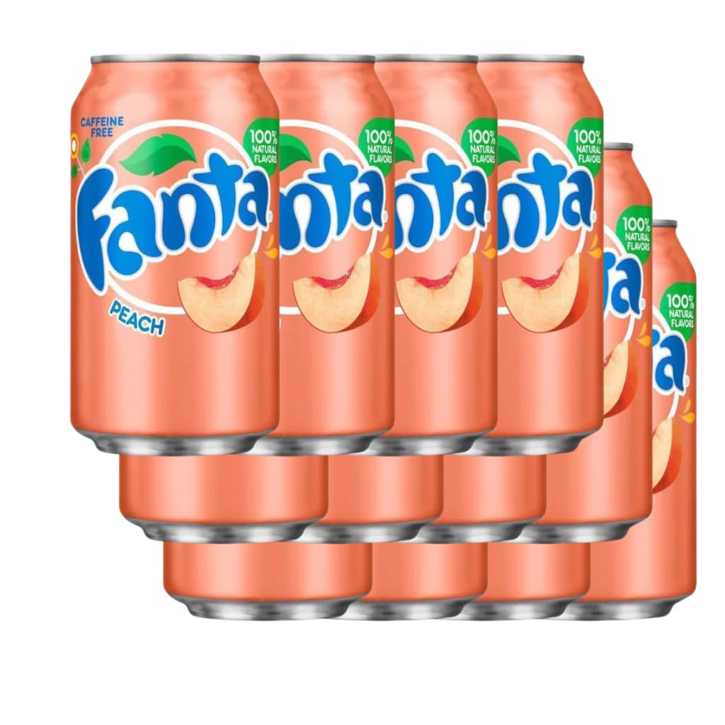 Fenta Peach (USA) 12er-Pack (12 × 355ml Dose) – US-Version – inkl. Pfand