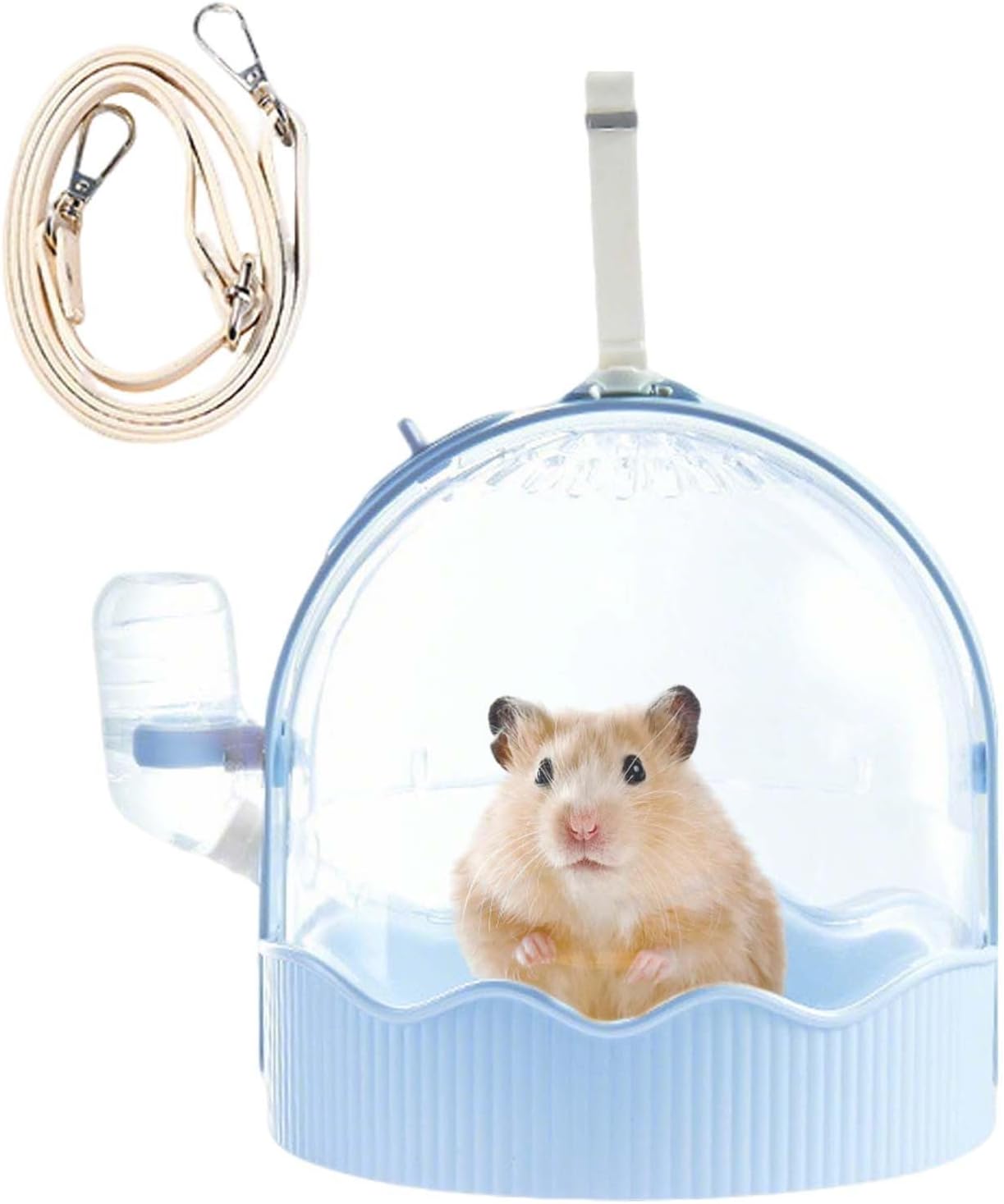 Gabbia Da Viaggio Per Criceti,Zaino Trasportino per Animali con Spallaccio Regolabile | Borse per Trasporto da Esterno Giardino e Toelettatura Passeggiate