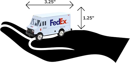 Miniatura 6 de FedEx 1/64 Camión de reparto fundido a presión 1501187