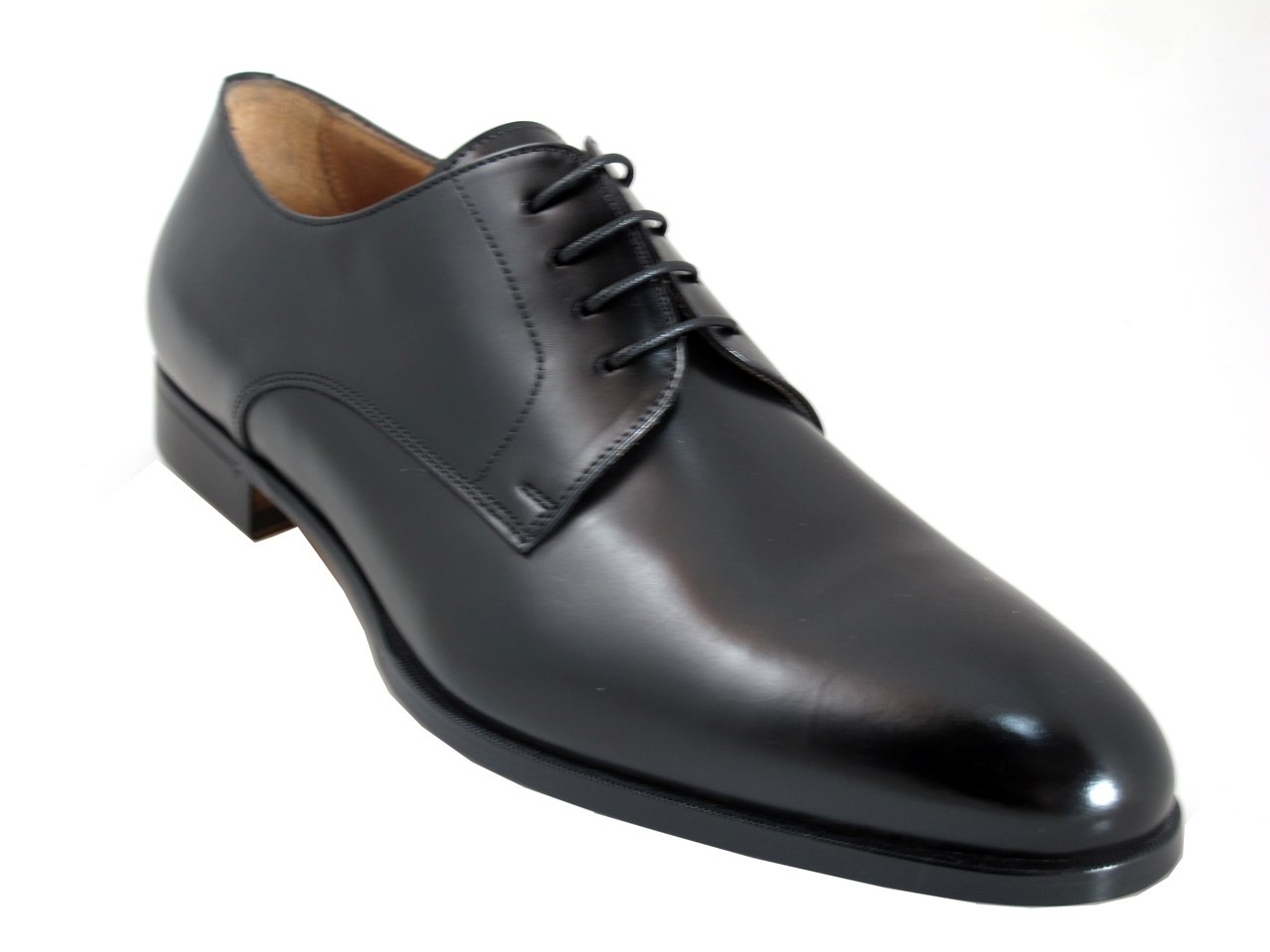 Men's 41189 Lace Up Dressy/Casual Italian Shoes,Black Size 42.5