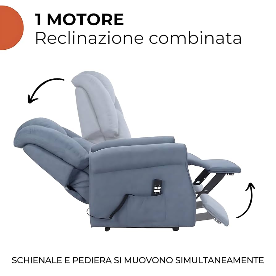 Poltrona Massaggiante Poltrona Alzapersona Elettrica Reclinabile