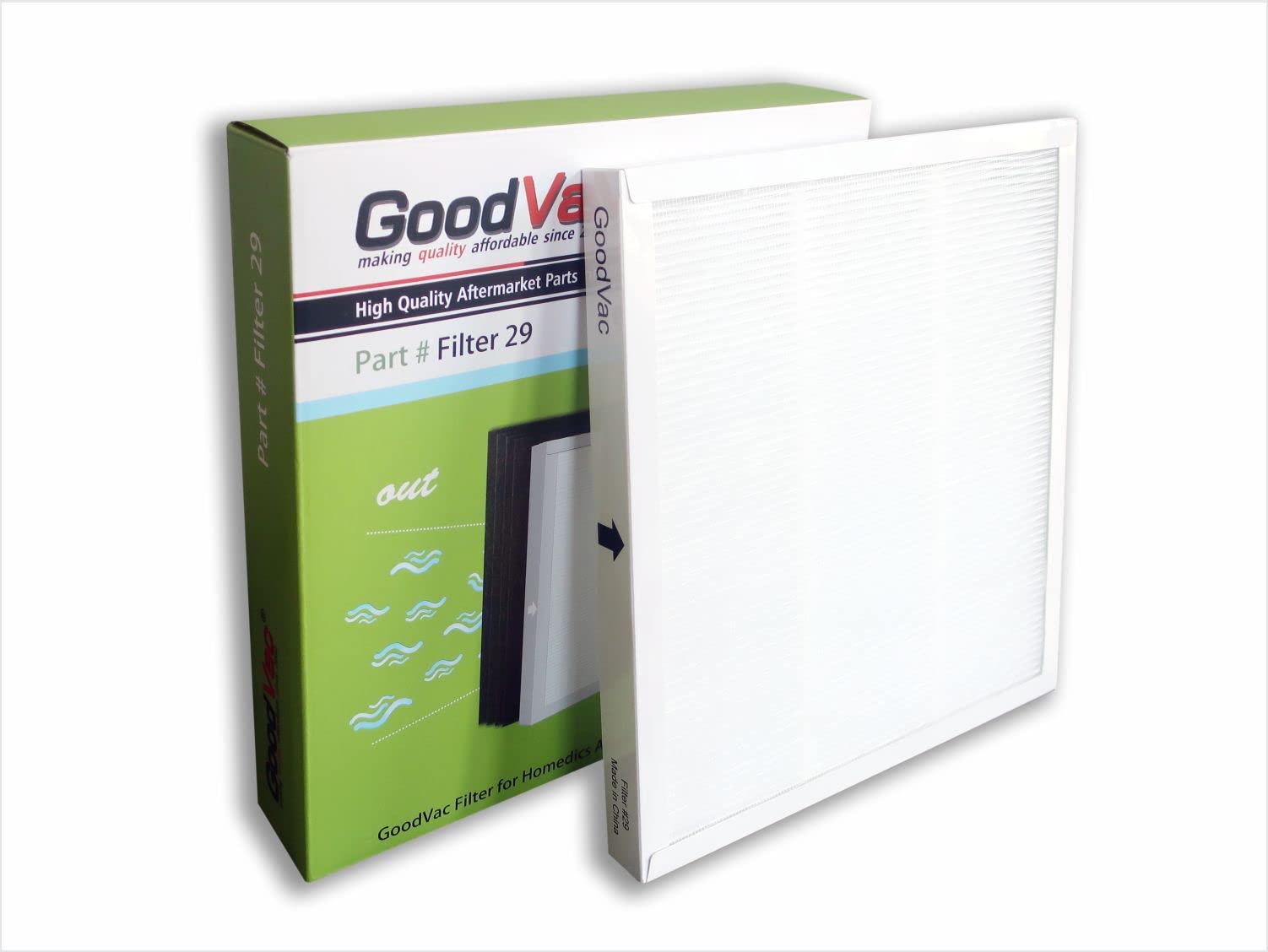 GOODVAC Replacement Filter for HoMedics AP-10, AF-10, AF-10FL, AP-15, and AF-15