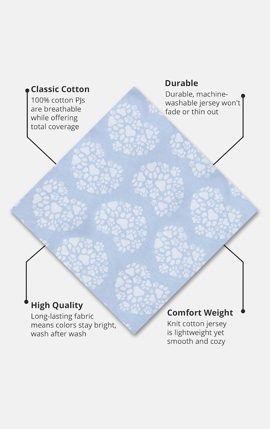 PajamaGram PJs For Women Set - Women Pajamas, Short Sleeve, 100% Cotton - Image 6