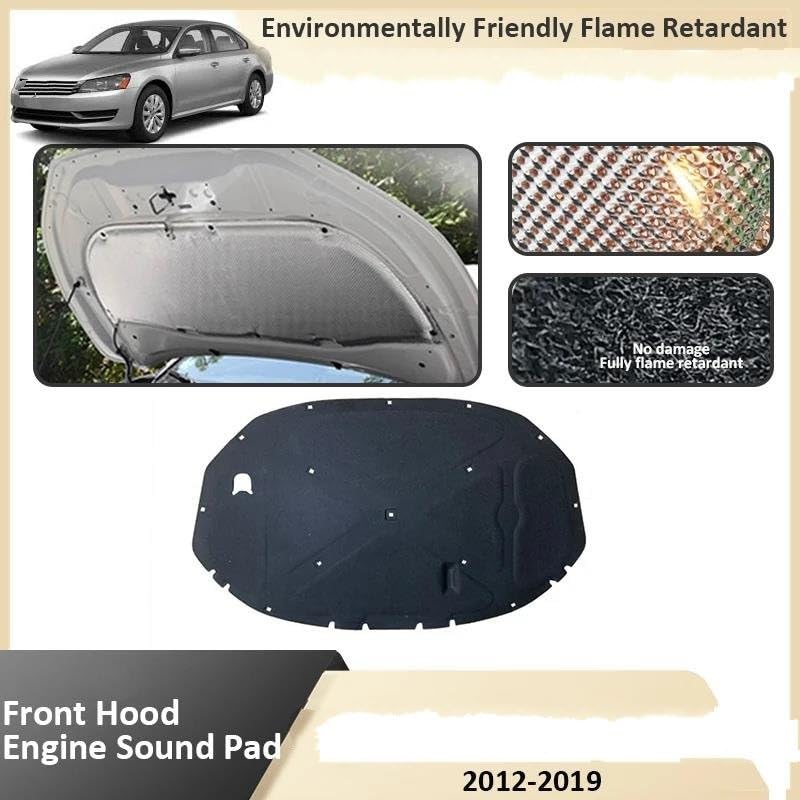 Tapis d'isolation phonique de capot pour VW Passat NMS MK1 - 3