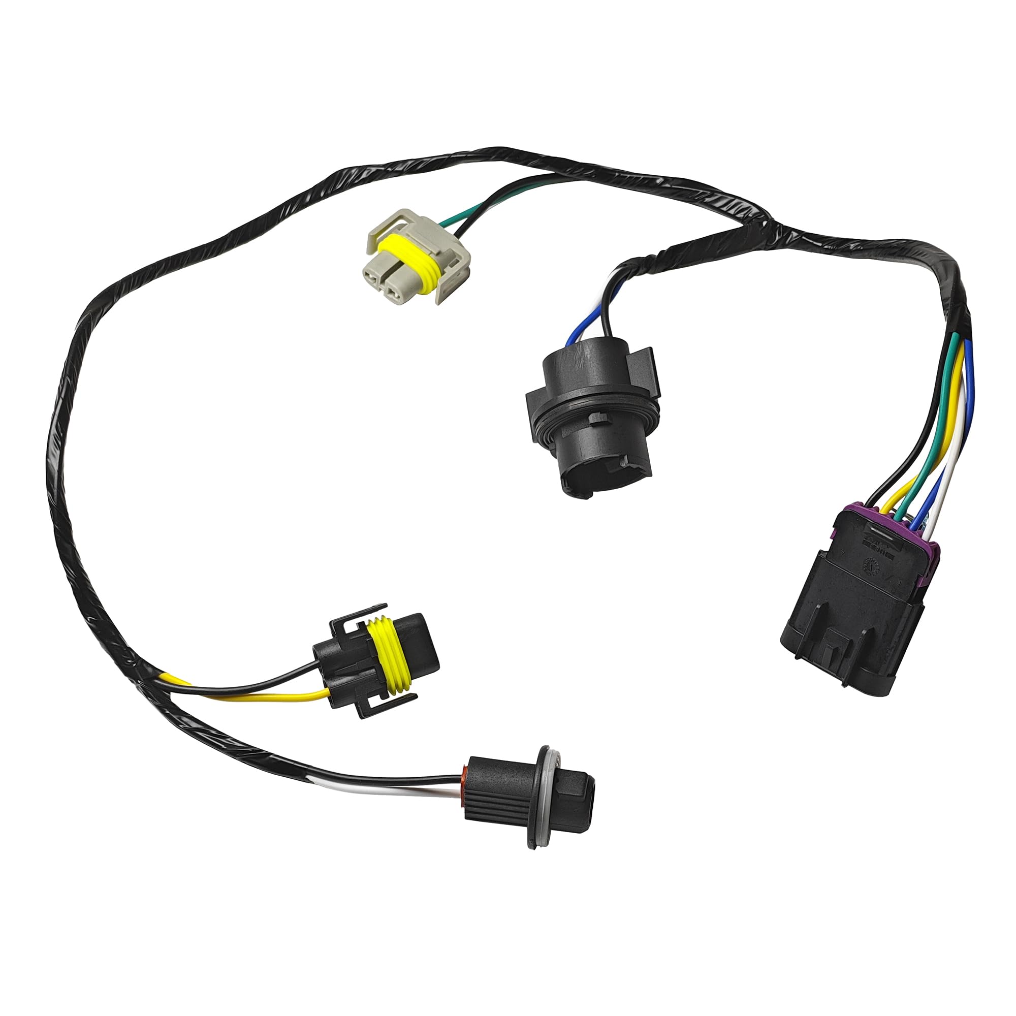 TVM TRAVERMAN Headlight Wiring Harness 645-539 Compatible with 2008-2012 Chevy Malibu Replaces 15930264 (1PCS)