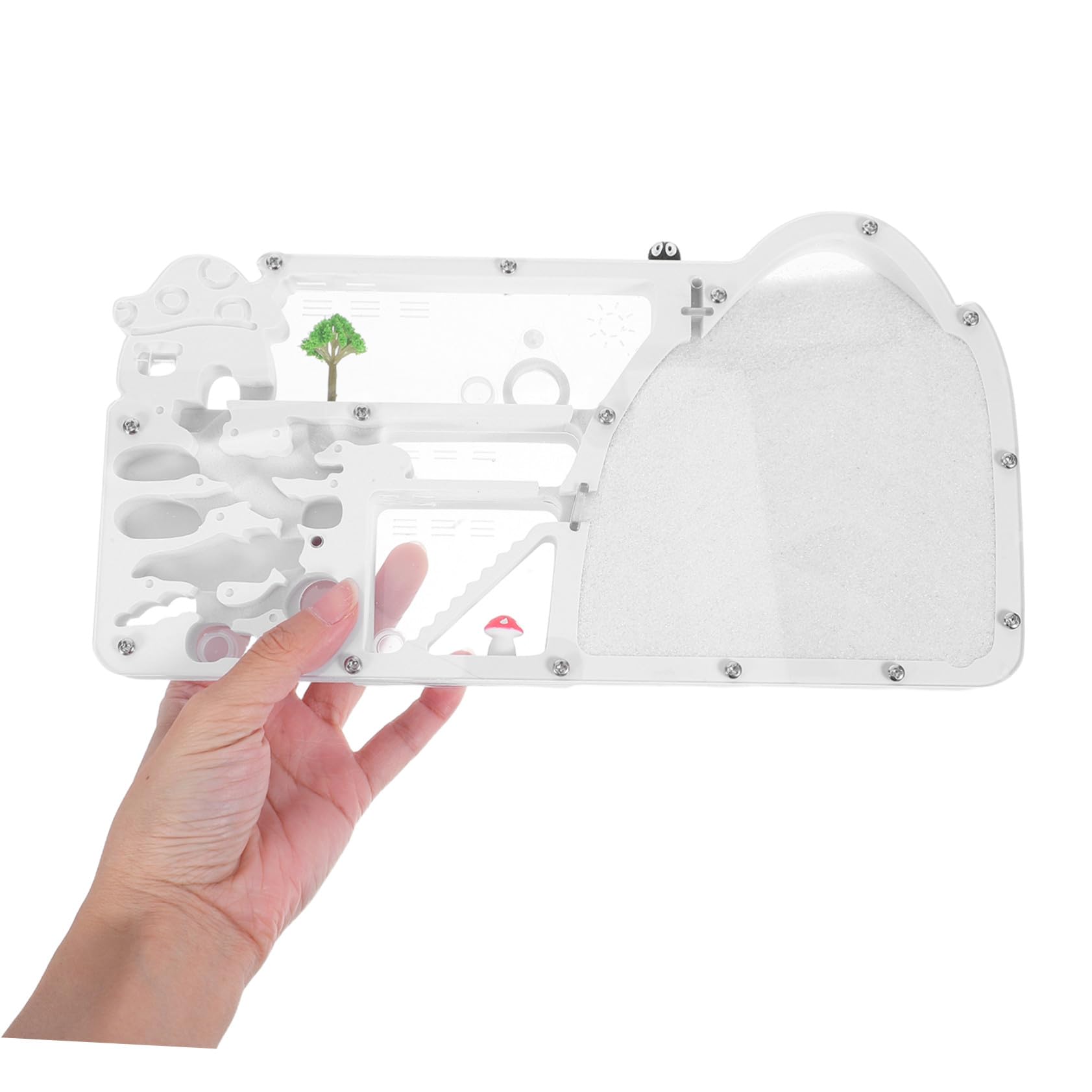 Casa de Hormigas Blanco Abs Juguete Científico para Niños | Hábitats de Hormigas, Hormiga Formicarium, Decoración Colegio, de Observación