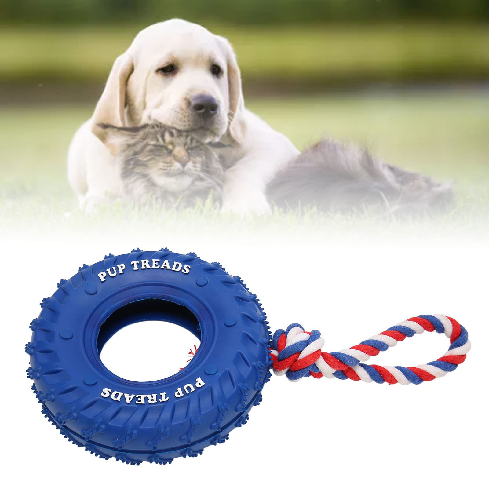 Honden kauwspeeltje, rubber botje