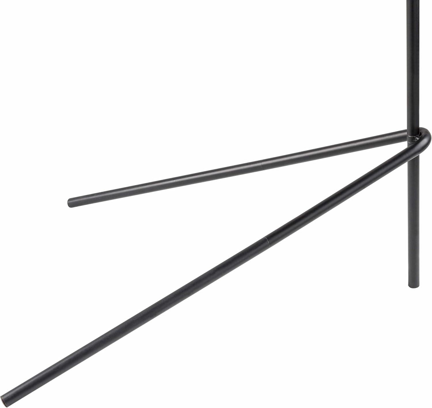 Mporokoso Boho Floor Lamp for Living Room - Shade Jute, Rattan - Iron Standing Lighting - Black, Gray, Charcoal, Beige - 66'' H