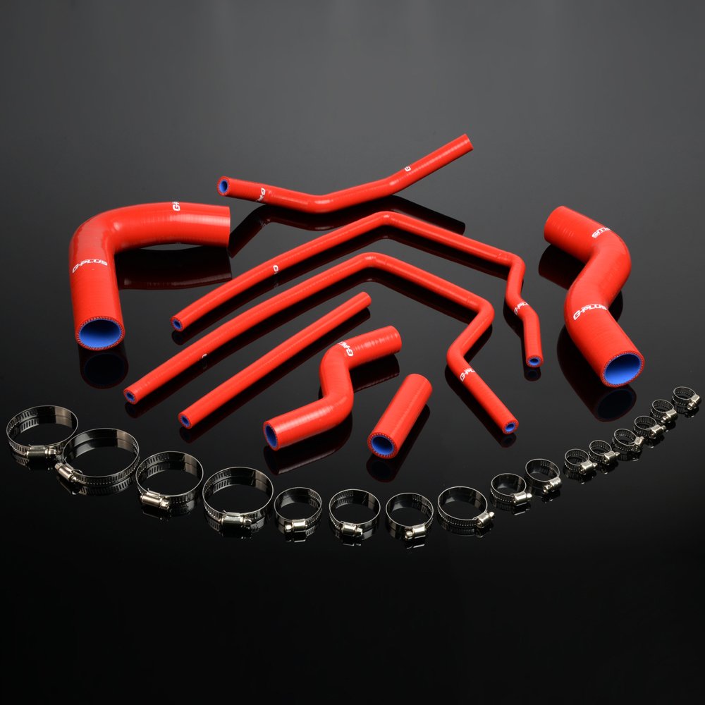 Silicone Radiator Hose Kit Compatible For Subaru Impreza GC8 GF8 STI EJ20 WRX 1996-2000 1997 1998 19