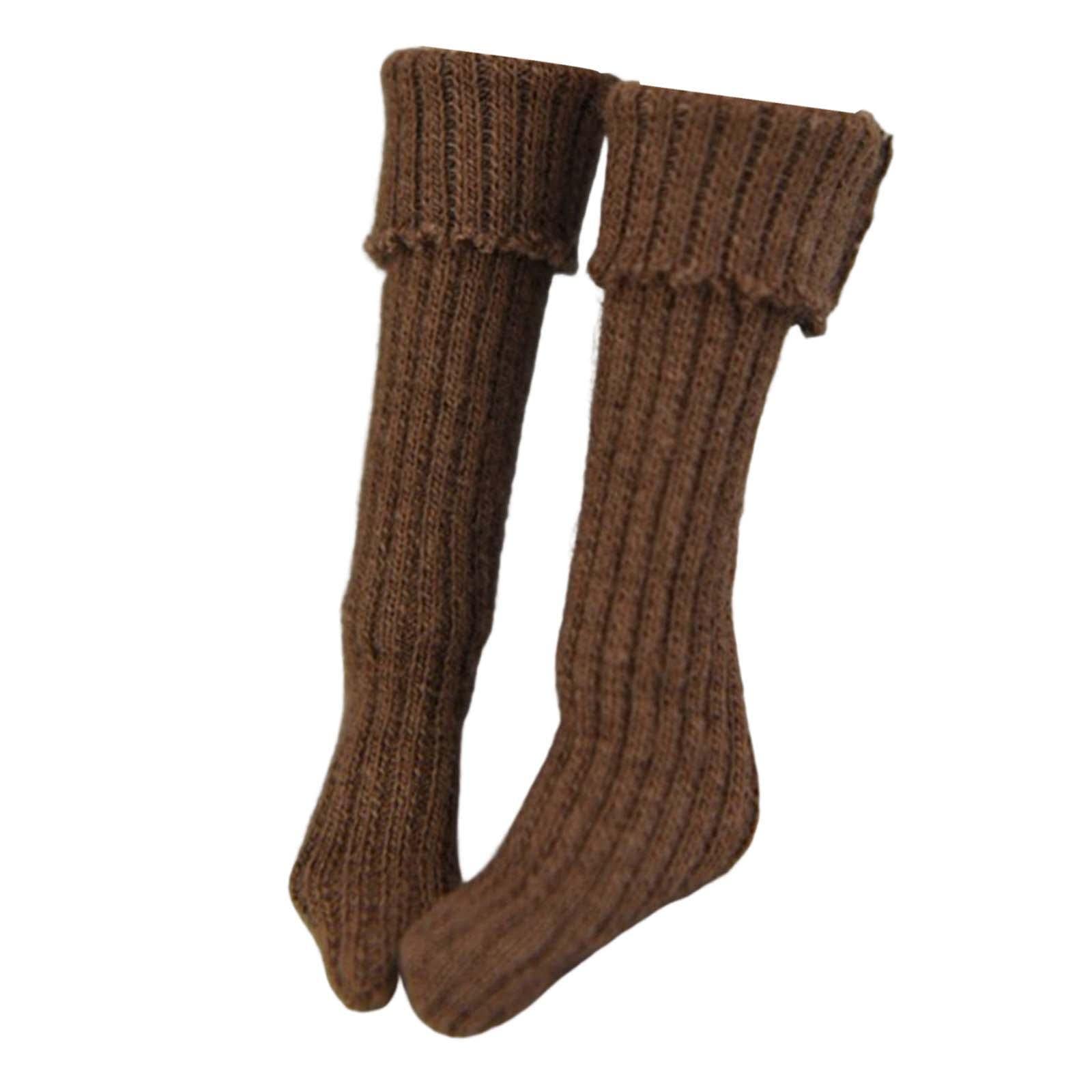 NIVAA Doll Socks Knitting Stocking for 1/6 Ball Joints Doll 12inch Dollhouse Brown-picture-12