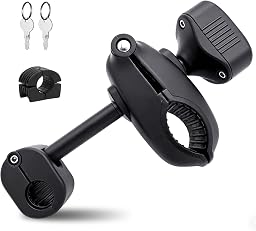 Rahmenhalter, Fahrradhalterung Bike Holder Fahrradträger Fahrradhalter Befestigung Klemme Reisemobil Rad, abschließbar, für U-Bügelrohr
