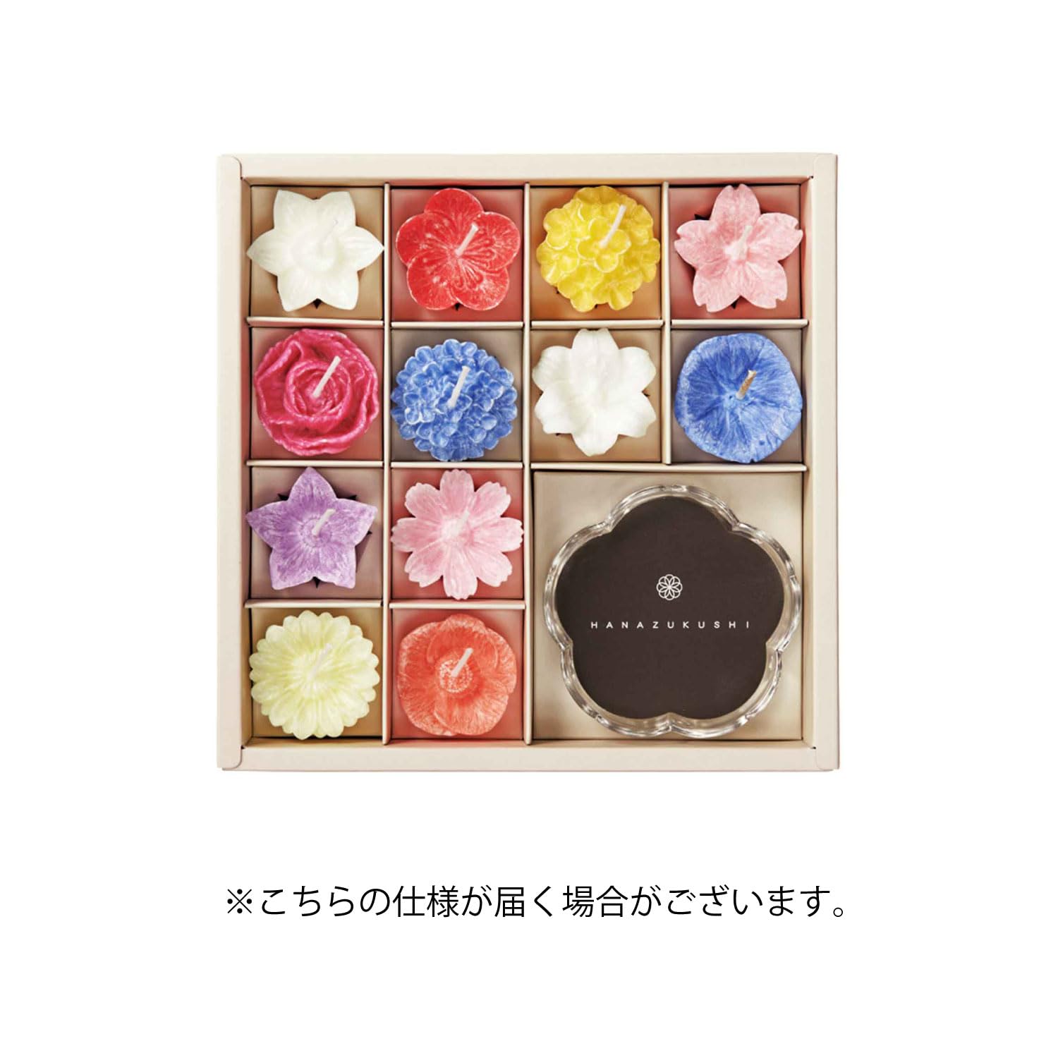 Kameyama Candle House Floating Candles Seasonal Flowers Set Plant Material Used
