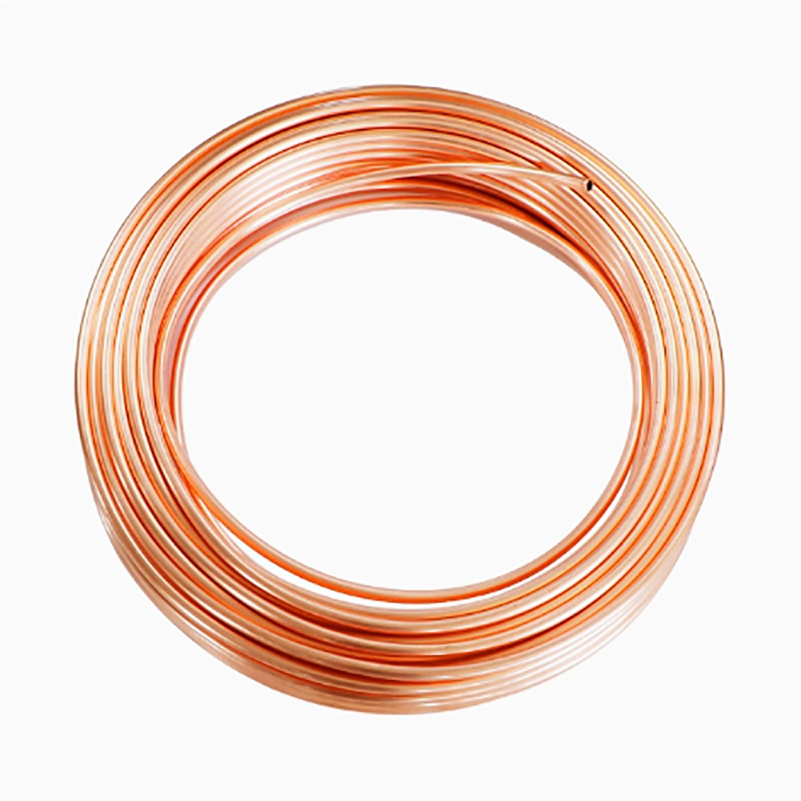 Soft Copper Coil, T2 Copper Seamless Soft Coil Tube 10M, 4mm OD 0.5-1mm Wall Thickness(4x0.5mm)
