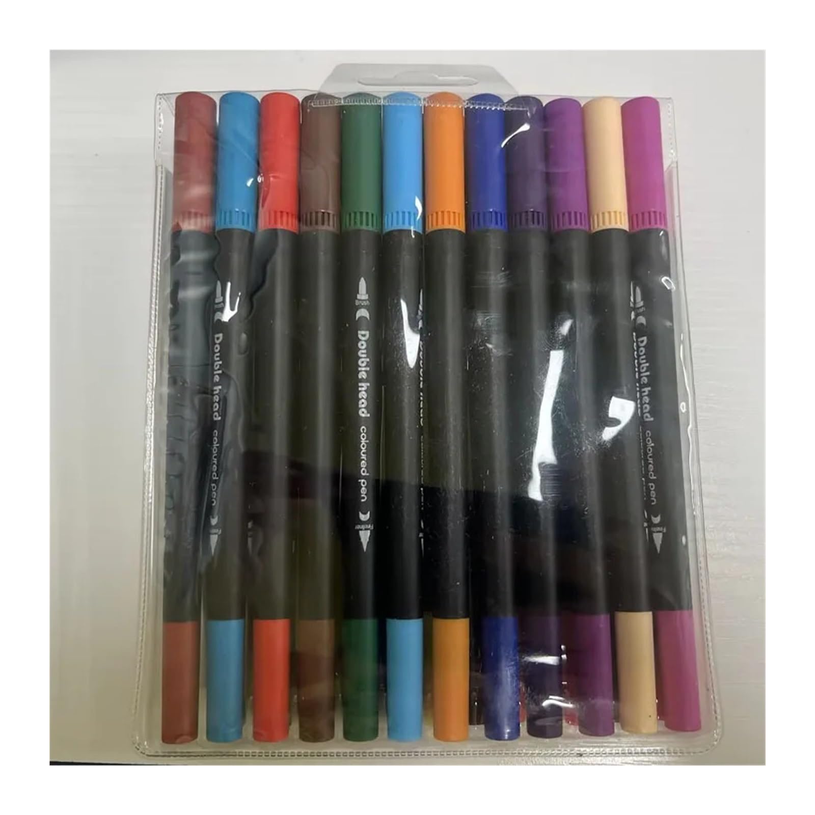 Vekoro DIY Coloring Blanket Fun Interactive Graffiti Blanket DIY Coloring(Pen-24PCS)