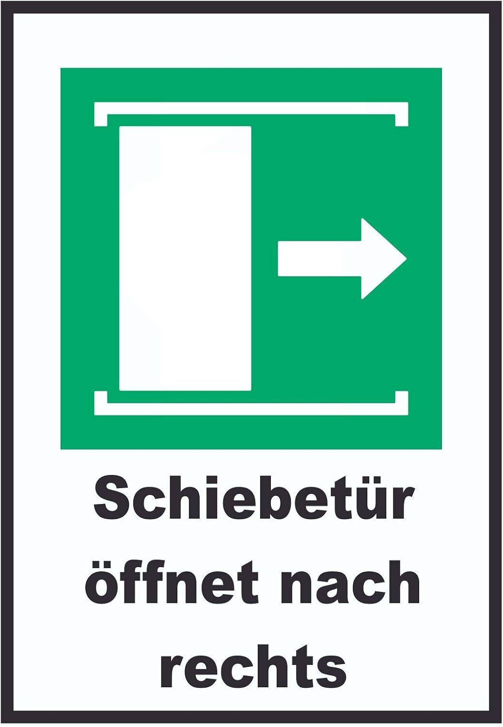 Schiebetür öffnet nach rechts - ISO 7010