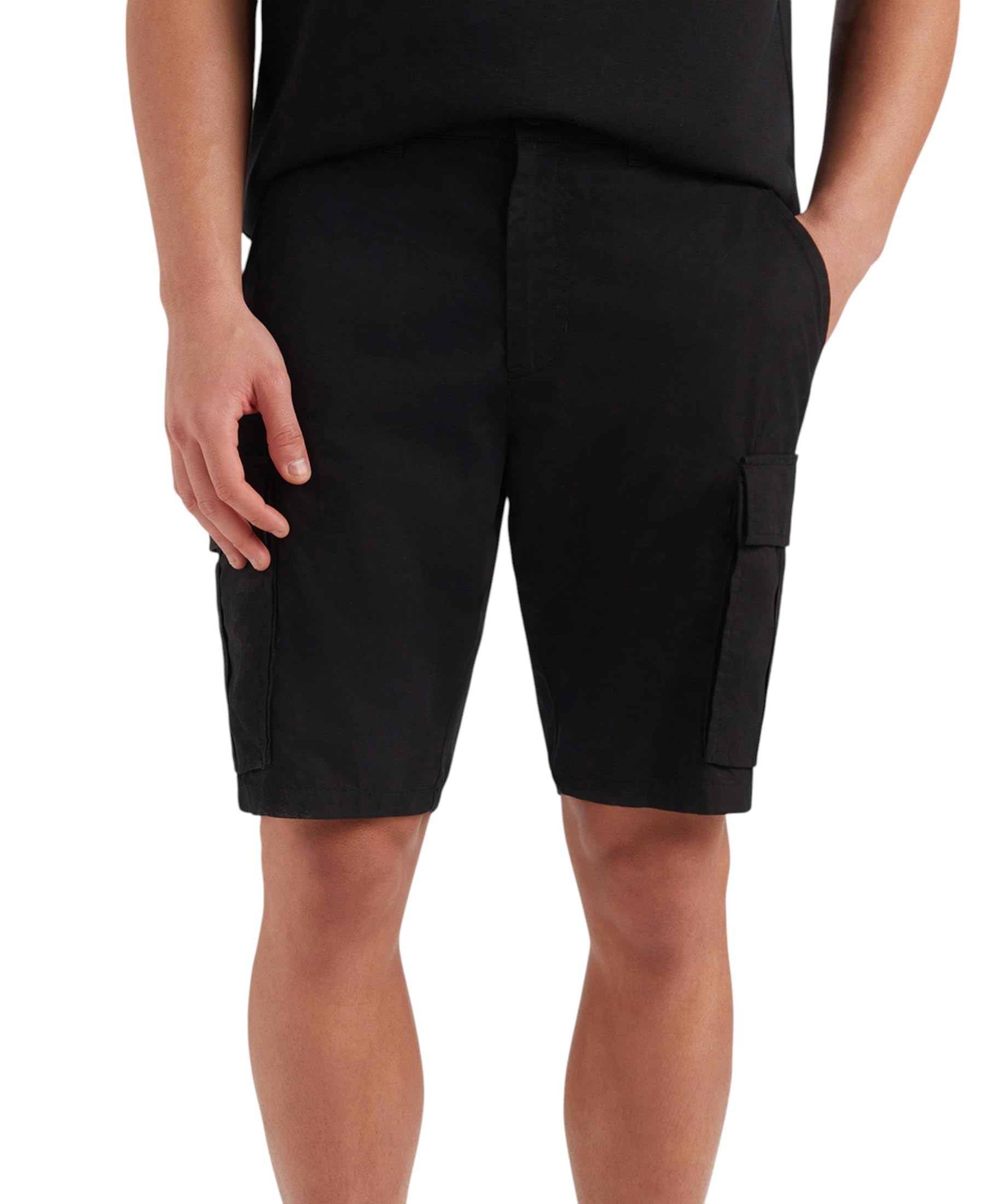 Jockey MZ08 Men's Super Combed Mercerised Cotton Woven Straight Fit Cargo Shorts with Side Pockets-image-5
