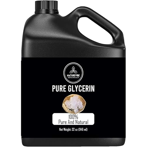 Naturevibe Botanicals Glycerine Liquid Oil 32 Ounces | 100% Pure and Natural | Great for Skin Care and Hair Care