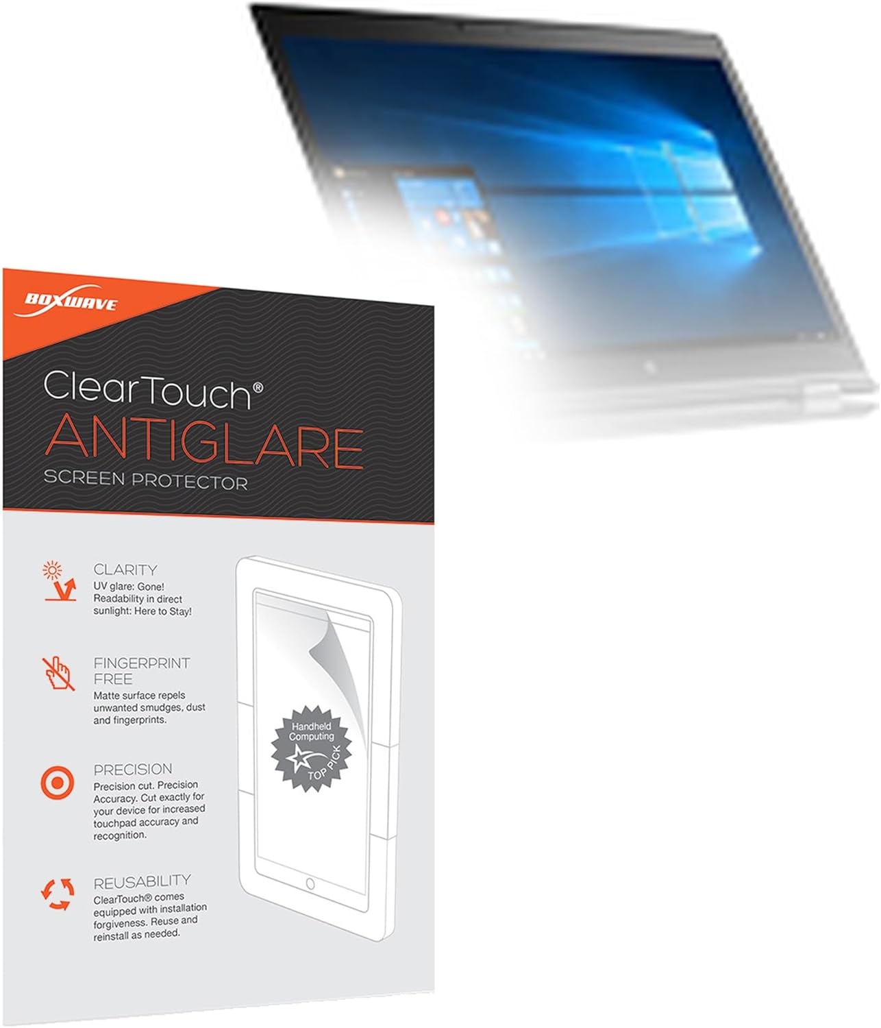 BoxWave Screen Protector Compatible with Lenovo Thinkpad X1 Yoga (Gen 1) - ClearTouch Anti-Glare, Anti-Fingerprint, Scratch Proof Matte Film Shield
