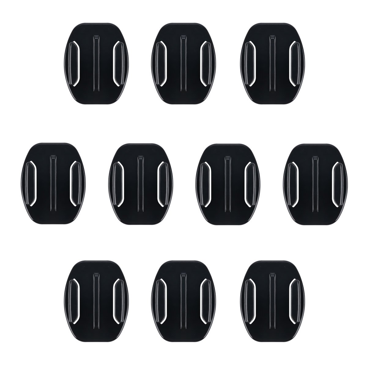 10 Pack of 3M Flat Adhesive Mounts for GoPro Camera Case