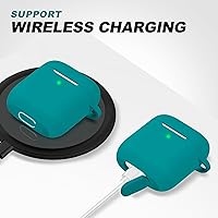 Vista 347 de Funda para AirPods Pro con kit de limpieza, funda de silicona suave para Apple AirPod Pro de 1ª/2ª generación, accesorios de funda AirPods Pro/Pro 2