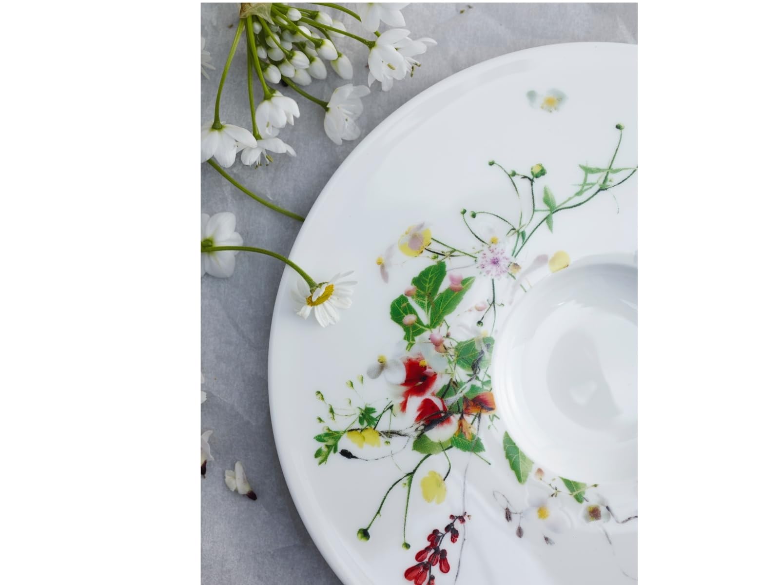 Rosenthal Brillance, dzikie kwiaty, zestaw 6-częściowy, z porcelany kostnej