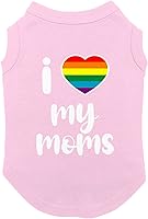 Vista 5 de I Love My Moms - Camisa de corazón para mamá y perro (azul rey, 2XL)