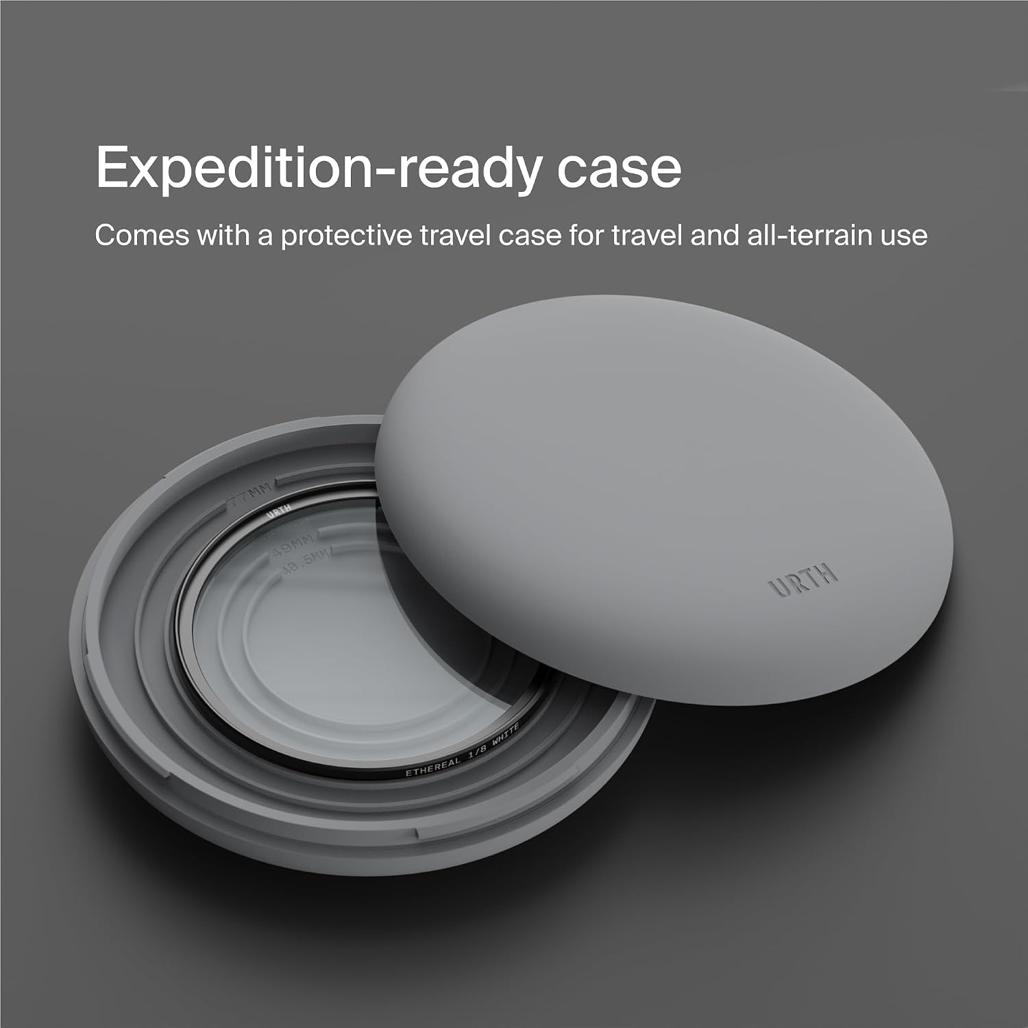 Urth 77mm Magnetic Ethereal White Mist ⅛ Diffusion Lens Filter (Plus) — Cinematic Effect, 20-Layer Nano-Coated Light Dispersing Particles