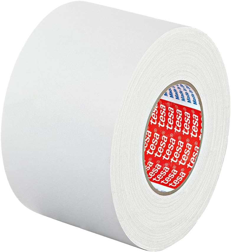 Tesa 04651-00512-00 "Premium" Cloth Tape, White, 50 m x 38 mm