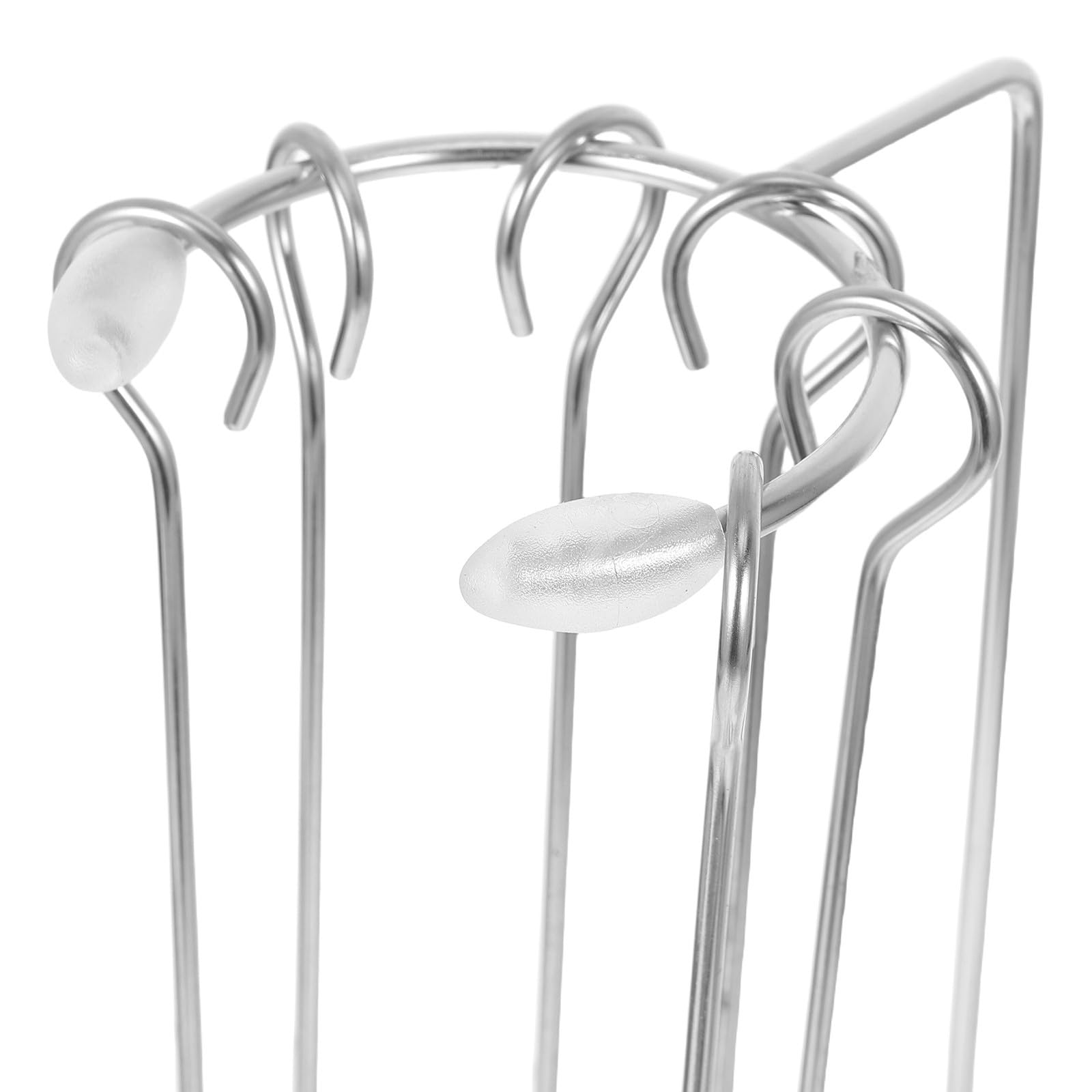 SHOWERORO Soporte para Brochetas de Acero Inoxidable Resistente y Práctico con Bandeja para Barbacoa Adecuado para Cocinar Carne en Barbacoas al Aire Libre