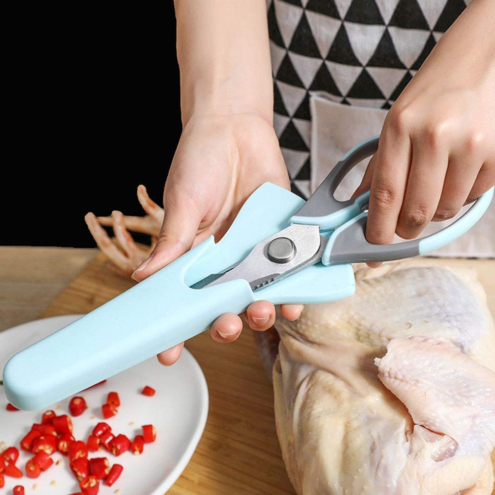 Küchenschere, abnehmbare Lebensmittelschere, Mehrzweck-Kochschere aus rostfreiem Stahl, scharfe Kochschere für Huhn, Geflügel, Fisch, Fleisch, Tierhaarschere