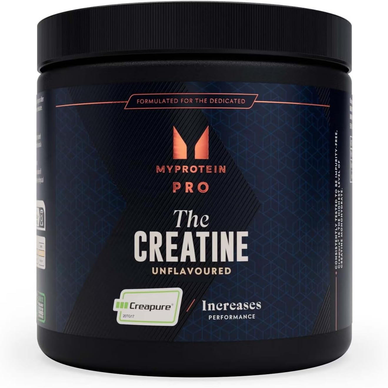 Myprotein The Creatine (Creapure®) | Micronised Pure Creatine Monohydrate Powder | High Purity - 3g Per Serving | 250 g (83 Servings) - Unflavoured - Premium Nutritional Supplement
