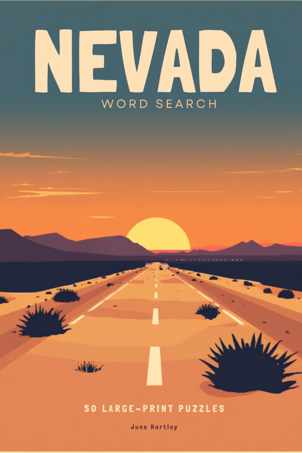 Nevada Word Search: 50 Large-Print Themed Word Search Puzzles, Each with a Fun Fact — for Adults and Seniors (USA State Word Search)