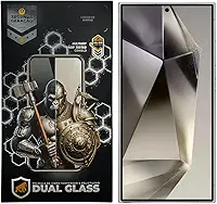 Gshield Película Dual Glass Preta para Samsung Galaxy (S24 Ultra)