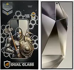 Gshield Película Dual Glass Preta para Samsung Galaxy (S24 Ultra)