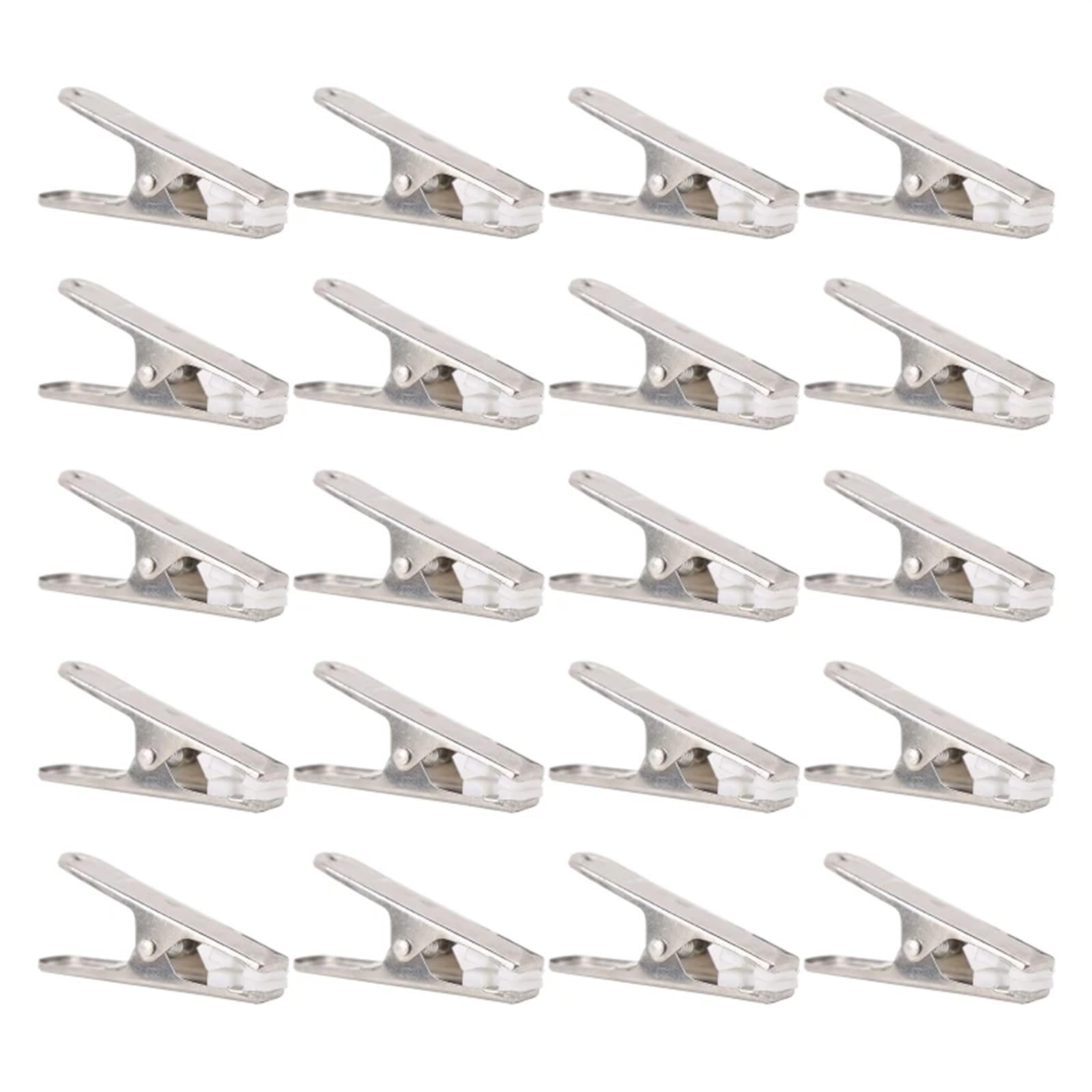 Wäscheklammern für Wäscheleine 20 Pcs Utility Metall Clips Edelstahl Wäscheklammern Wäsche