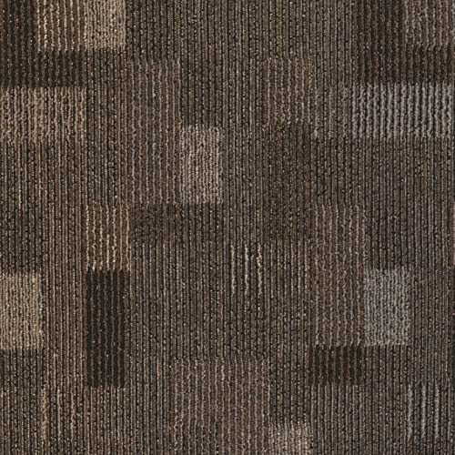 Image of Mohawk Basics 8 inch x 8 inch Carpet Tile Sample with EnviroStrand PET Fiber in Coffee, (1 Sample)