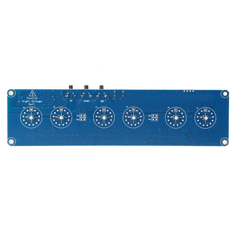 Cocoarm STM8S005 Płytka Drukowana RGB MicroUSB Płytka Zegarowa 12 V 1 A ze Zintegrowanym Sterownikiem IC Wyświetlacz Czasu 24-godzinnego i Kopia Zapasowa CR1220 dla Użytkowników Zegarów LED DIY