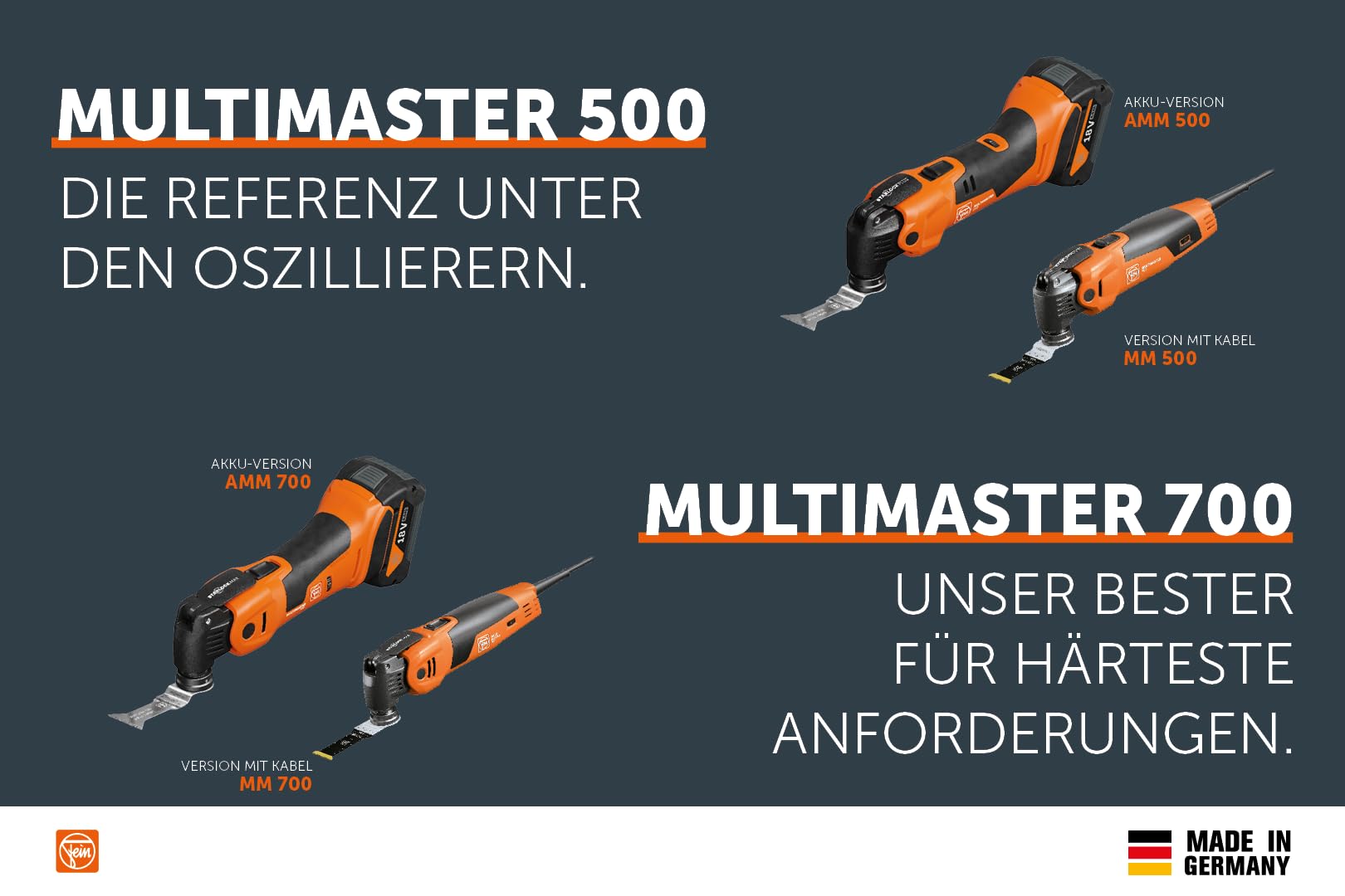 Fein Akku Multimaster AMM 700 MAX TOP AS (18 V, ohne Akku, AMPShare, StarlockMax, Multitool inkl. Zubehör-Set 60-teilig für Holz, Kunstsoff + Metall, Multifunktionswerkzeug, in L-Boxx) 71293663000