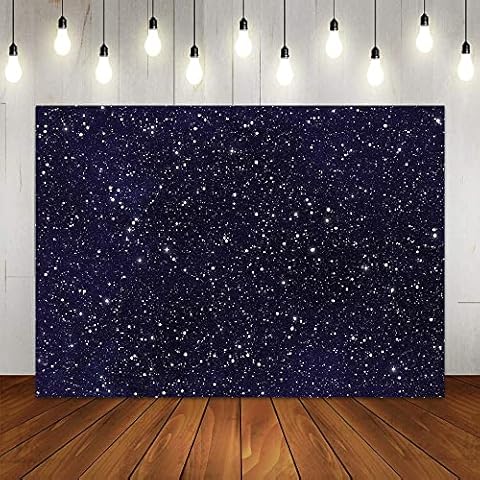 Yongqian Night Sky Star Outer Space Backdrops Universe Space Theme Starry Photography Backdrop Galaxy Stars 7x5ft Children Boy 1st Birthday Party Photo Background Newborn Banner Photo Studio Booth Cover