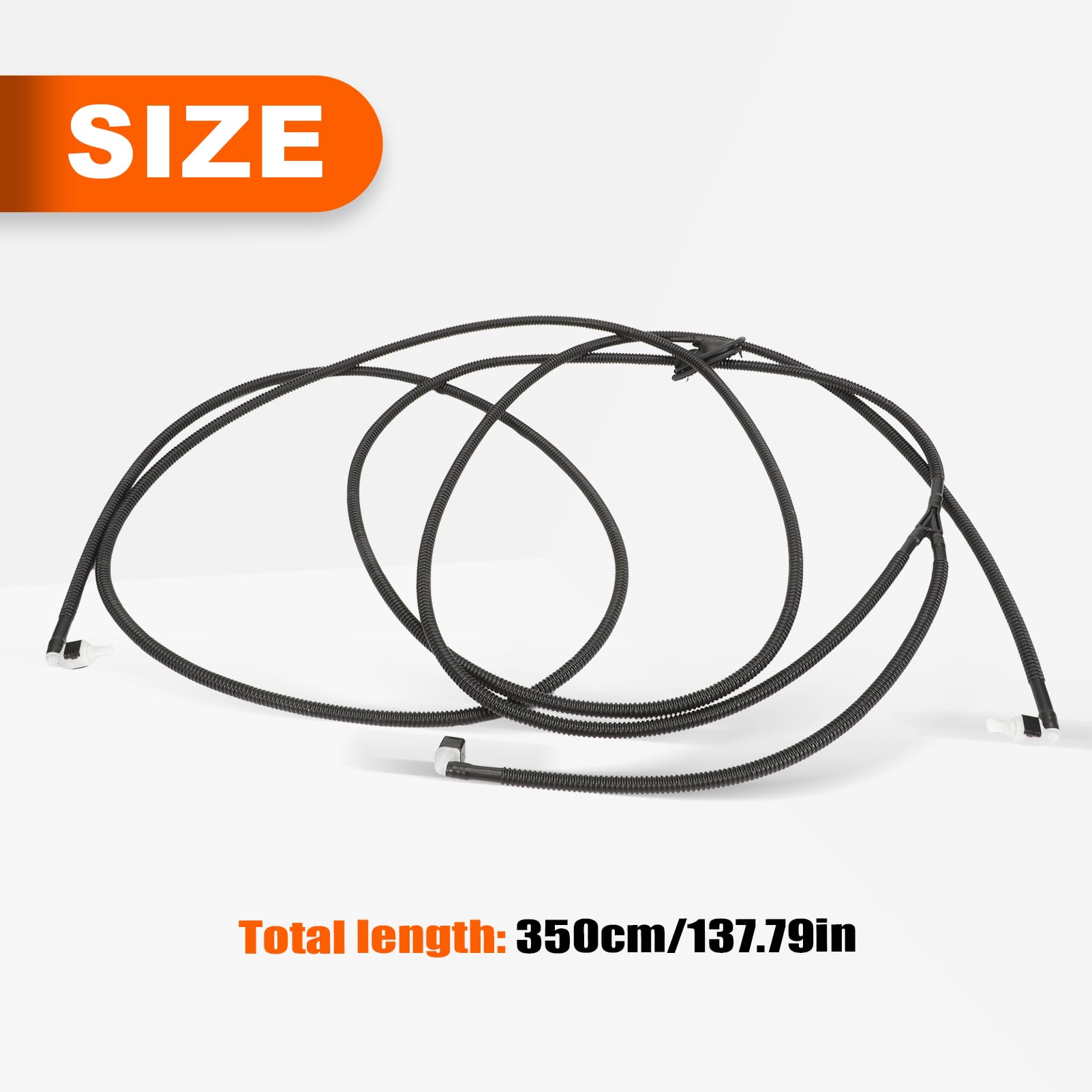 Tuyau de lave-glace (avec buse) 1J0955751D 1J0955751B Convient pour Volkswagen Caddy 2K 2C 2004-2013 Tuyau de lave-glace 1J0955751C 1J0955998C