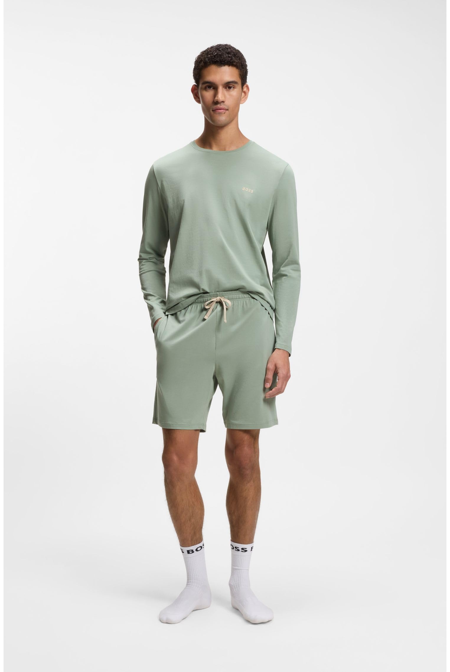 BOSS Herren Mix&Match Ls-Shirt R T-Shirt