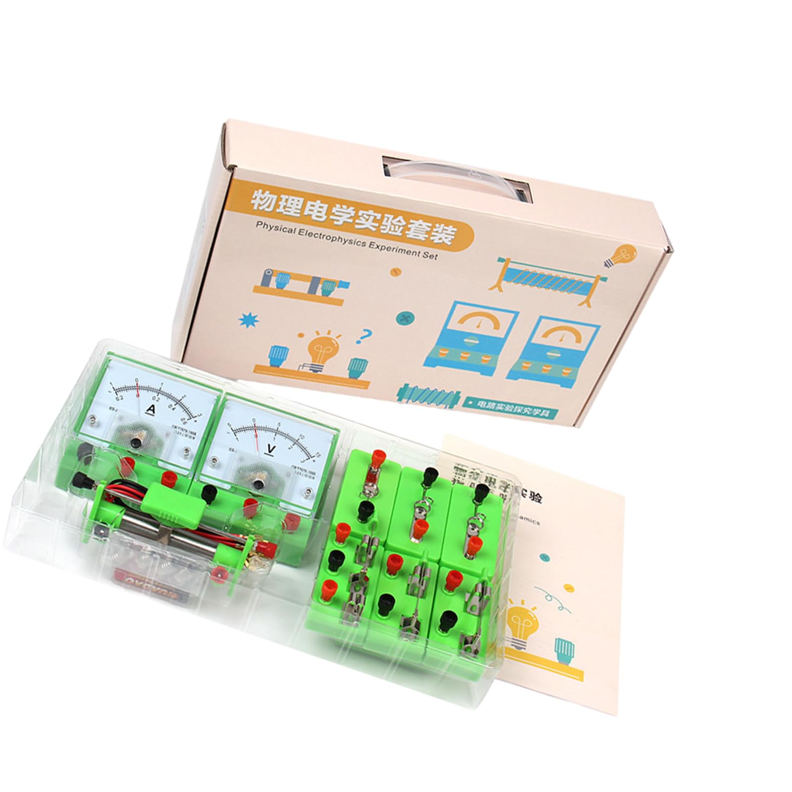 Fisica Elettrofisica Esperimento Set Kit di esperimenti scientifici Circuiti di costruzione per Esperimenti scientifici in aula Scienze Fisiche Scienze Laboratorio Kit Circuiti di apprendimento
