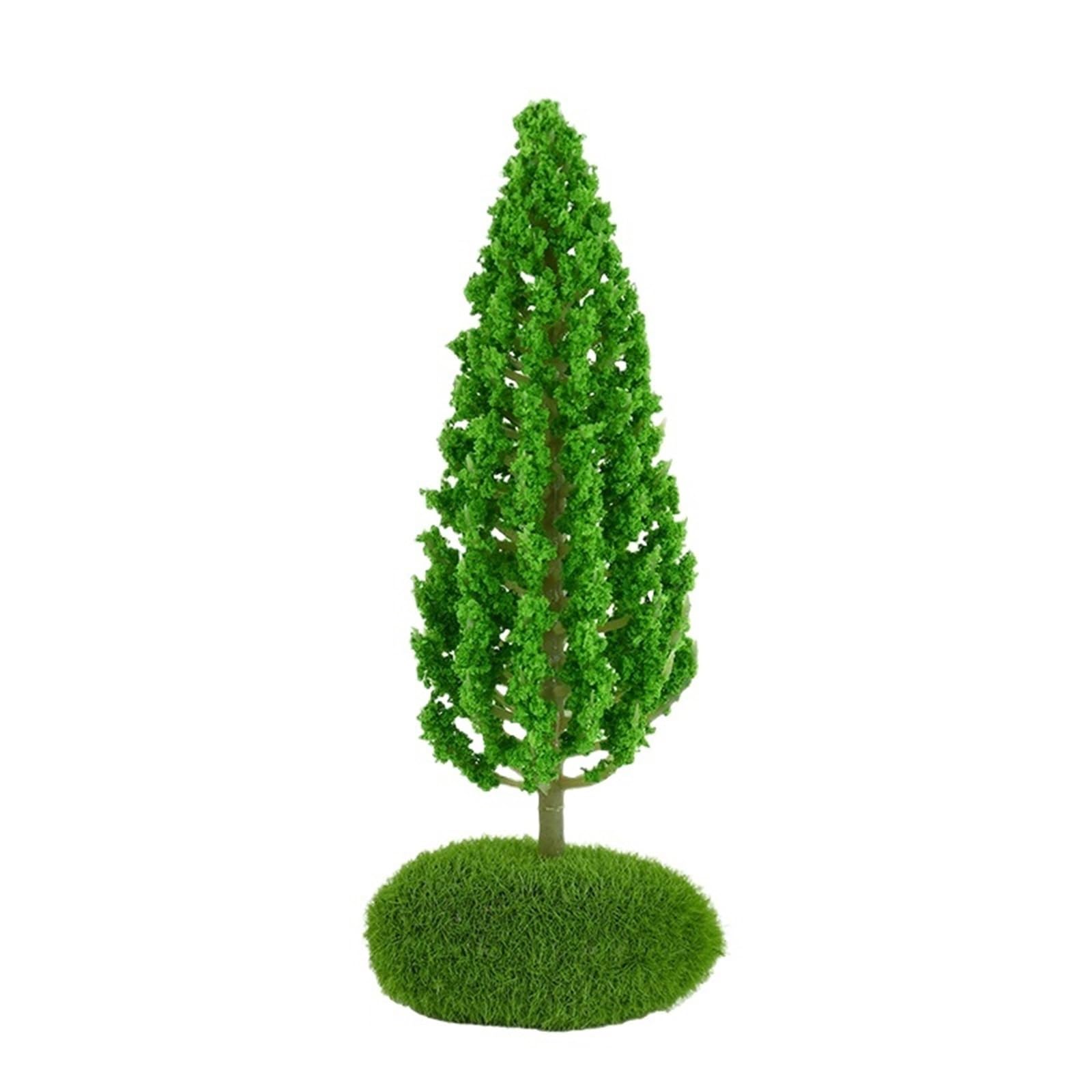 DUNSBY Model Trees 3pcs Simulation Mini Tree Model Green Scenery Landscape Sand Table DIY Ornament Miniature Miniatures(11.5x3.5cm)