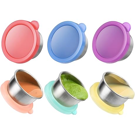 Bentgo Salad Dressing Containers for Kids Lunch Boxes