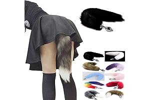 Butt Plug with Tail: Ultimate Stimulation for Beginners (18" Black)