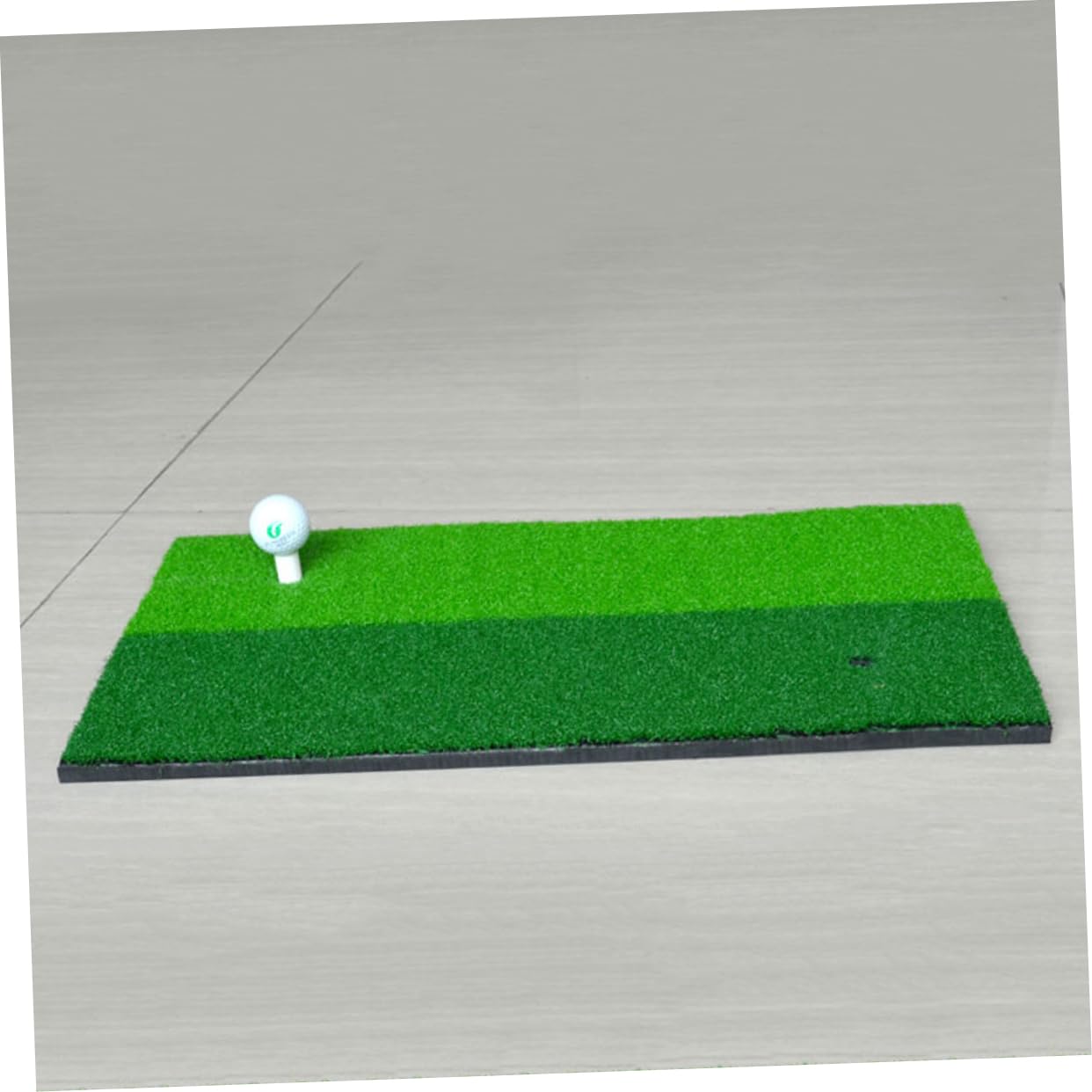 Happyyami Portable Golf Practice Mat Short Grass Design for Training Dual Color Hitting Pad for Beginners Advanced Players Durable Material