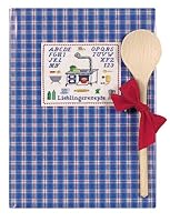 Lieblingsrezepte. Blanko-Buch blau. 3881176225 Book Cover